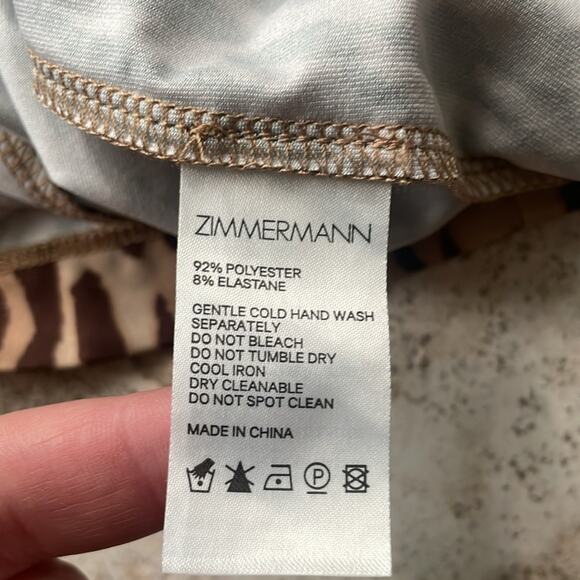 ZIMMERMANN Espionage Leopard Jersey Turtleneck - Picture 15 of 16